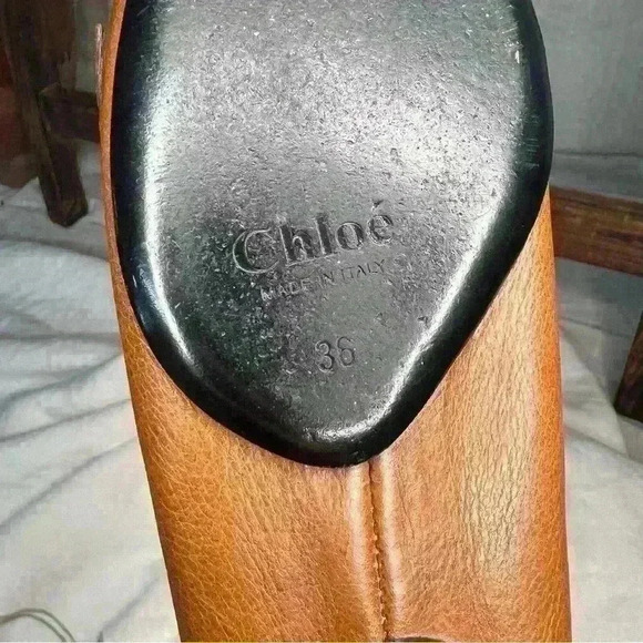 CHLOE Authentic Vintage Brown Paddington Leather Ballet Flats Size 36/6 US - Picture 8 of 8